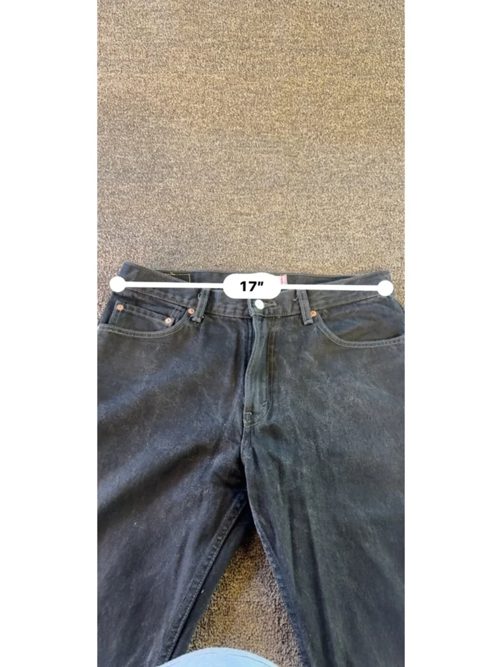 Levi’s 505 Regular Fit Black Jeans Men’s 34x34 2007 Y2K 100% Cotton